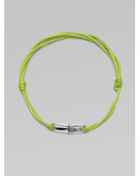 John Hardy | Green Tsavorite Sterling Silver Charity Bracelet | Lyst
