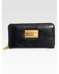 Marc By Marc Jacobs | Black Classic Q Zip-around Wallet | Lyst