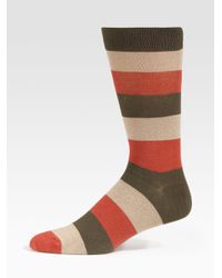 Marc By Marc Jacobs | Brown Striped Socks for Men | Lyst