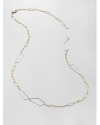 Alexis Bittar | Metallic Geometric Link Long Necklace | Lyst
