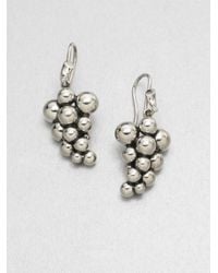 Georg Jensen | Metallic Sterling Silver Grape Earrings | Lyst
