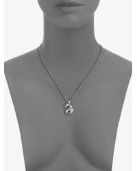 John Hardy | Metallic Sterling Silver and Ruby Dragon Necklace | Lyst
