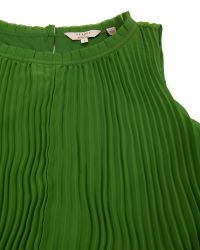 pleated dress hayleen maxi ted baker dark lyst