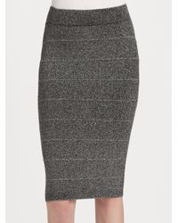 BCBGMAXAZRIA | Black Scarlett Stretchy Bandage Skirt | Lyst