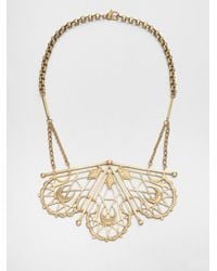 Bing Bang | Metallic Sacred Geometry Bib Necklace | Lyst