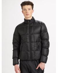 Burberry Sport | Black Puffer Jacket for Men | Lyst