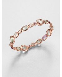 Ippolita | Pink Rosé Mini Hero Bloom Bangle Bracelet | Lyst