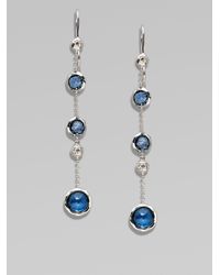 Ippolita | Diamonds London Blue Topaz Sterling Silver Earrings | Lyst