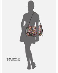 Jimmy Choo | Floral Python Biker Shoulder Bag | Lyst