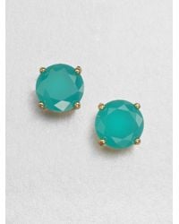 kate spade new york | Blue Gumdrop Stud Earrings-aqua | Lyst