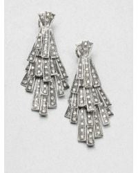Ca&Lou | Metallic Tiered Cascade Sparkle Earrings | Lyst