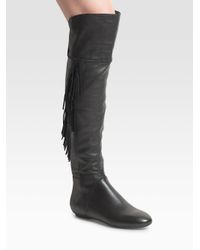 House of Harlow 1960 | Black Over-the-knee Suede Boots | Lyst