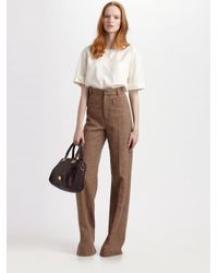 Marc By Marc Jacobs | Black Roxy Herringbone Pants | Lyst