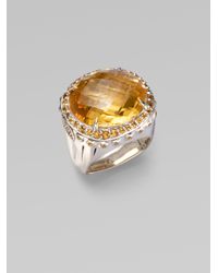 John Hardy | Metallic Honey Citrine Citrine Sterling Silver Dome Ring | Lyst