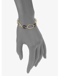 Faraone Mennella | Black Onyx 18k Yellow Gold Bracelet | Lyst