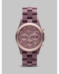 Marc By Marc Jacobs | Pink Rose Gold Ion-plated Chronograph Watch | Lyst