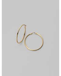 Charles Garnier | Metallic 18k Gold Hoop Earrings1½ | Lyst
