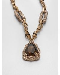 Stephen Dweck | Metallic Smoky Quartz Pendant Necklace | Lyst