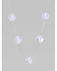Ben-Amun | Multicolor Plexi Ball Chain Necklace | Lyst