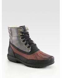 Cole Haan | Purple Air Rhone Quilted Waterproof Boots for Men | Lyst