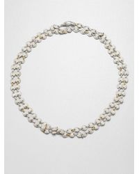 Gurhan | Metallic Orb 24k Yellow Gold & Sterling Silver Lentil Link Necklace | Lyst