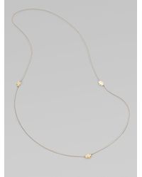 Jennifer Zeuner | Metallic Diamond Accented Hamsa Station Necklace | Lyst