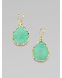 Ippolita | Green Chrysoprase 18k Gold Earrings | Lyst