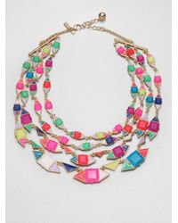 kate spade new york | Multicolor Pueblo Tiles Multistrand Necklace | Lyst