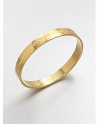 kate spade new york | Metallic Off You Go Bangle Bracelet | Lyst