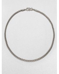 Konstantino | Metallic Sterling Silver Chain Necklace | Lyst