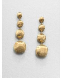 Marco Bicego | Metallic Africa 18k Yellow Gold Four-ball Drop Earrings | Lyst