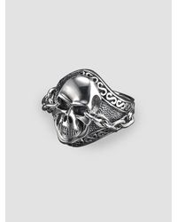 Scott Kay | Metallic Unkaged Skull Ring for Men | Lyst