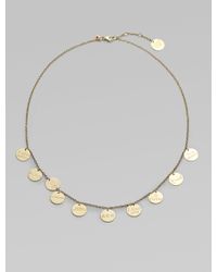 Roberto Coin | Metallic 18k Yellow Gold Love Coin Necklace | Lyst