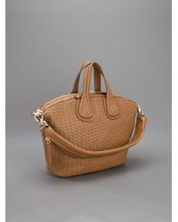Givenchy | Brown Antigona Snakeskin Clutch | Lyst