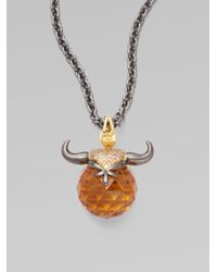 Stephen Webster | Metallic Taurus Astro Pendant Necklace | Lyst