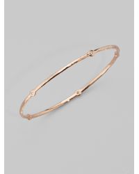 Lyst Ippolita Rose Diamond Bangle Bracelet In Metallic Women S Metallic Rose Diamond Bangle Bracelet