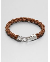 Tateossian | Brown Silver Lobster Mykonos Bracelet for Men | Lyst