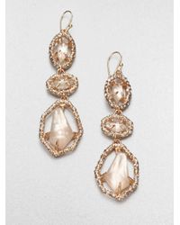 Alexis Bittar | Metallic Bel Air Doublet Tripledrop Earrings | Lyst