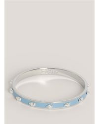 Alexander McQueen | Blue 3d Skinny Skull Bangle | Lyst