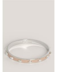 Alexander McQueen | Pink 3d Skinny Skull Bangle | Lyst