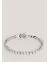 CZ by Kenneth Jay Lane | Metallic Crystal Strand Bracelet | Lyst