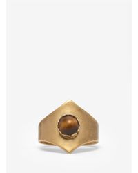 Ela Stone | Metallic Stone Brass Ring | Lyst
