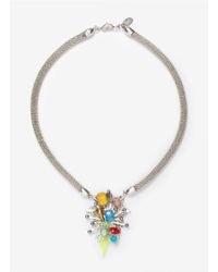 Erickson Beamon | Metallic Multi-coloured Crystal Necklace | Lyst