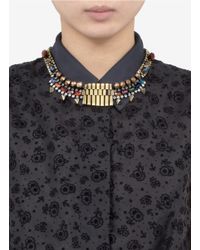 Iosselliani | Multicolor Multi-coloured Stone Chain Necklace | Lyst