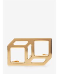 Pierre Hardy | Metallic Cube Two-finger Ring | Lyst
