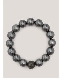 R.j. Graziano | Black Pearl Bracelet | Lyst