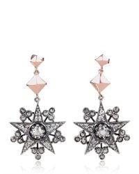Charlotte Bjorlin Delia | Metallic Star Clover Earrings | Lyst