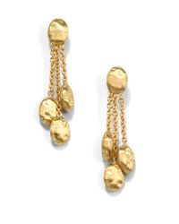 Marco Bicego | Metallic 18k Yellow Gold Dangle Earrings | Lyst