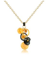 Antica Murrina | Yellow Shiva - Murano Glass Charm Drop Necklace | Lyst