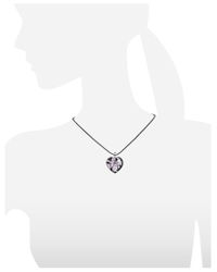 Antica Murrina | Passione - Red, Gold And Black Murano Glass Heart Pendant | Lyst